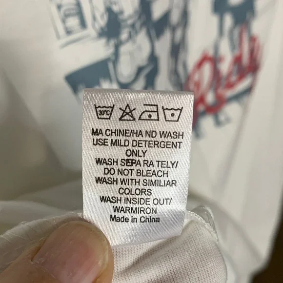 WESTERN White Cowgirls Club Graphic Print Tee Shirt Crewneck Short Sleeve - Picture 7 of 7